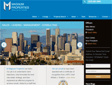Tablet Screenshot of magnumprops.com